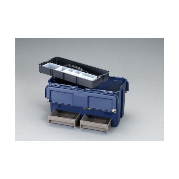 【個人宅配送不可】 エスコ EA505RA-27 直送 代引不可・他メーカー同梱不可 475x240x250mm中皿付工具箱 EA505RA27【キャンセル不可】