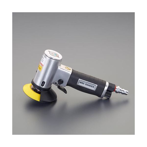 エスコメーカーお問い合わせ：06-6532-6226●マジック式●全長…153mm●重量…800g●パッドサイズ…φ75mm●使用圧力…0.62MPa●エアー消費量…142L/min●吸入口…Rc(PT)1/4”●無負荷回転数…16，000rpm●使用コンプレッサー…2.2kw●替ディスク…EA162KT-40A〜-400A、-40〜-400●プラグ付