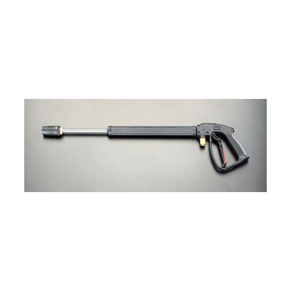 エスコメーカーお問い合わせ：06-6532-6226●全長…700mm●ノズル径…1.6mm●ホース接続…G1/4”雌ねじ●最高圧力…15MPa●最高吐出量…20L/min●ノズルカバー90°回転で　直射〜扇形噴霧が無段階調節●ケルヒャー商品とは接続できません。●水温は60℃まで使用可能です。