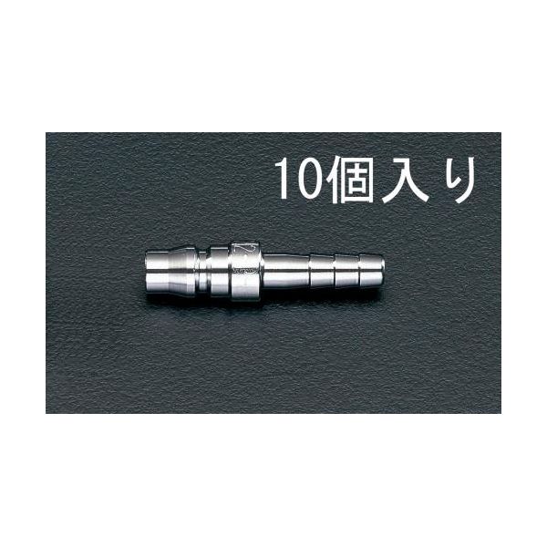 エスコメーカーお問い合わせ：06-6532-6226●型…20型●使用圧力…1.5MPa●エアー用●材質…鋼鉄(クロムメッキ)●タケノコ径…9mm●適合ホース内径※…6mm●入数…10個●※適合ホース内径はホース材質により多少誤差が生じます。