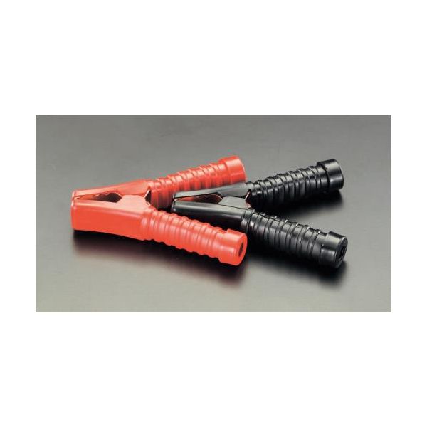 ●電流…100A●電圧…12V/24V用●クリップ全長…135mm●材質…鉄(銅メッキ：カッパータイト)●適用電線…約15.0mm2●入数…各色1個●絶縁カバー付●黒、赤セット　