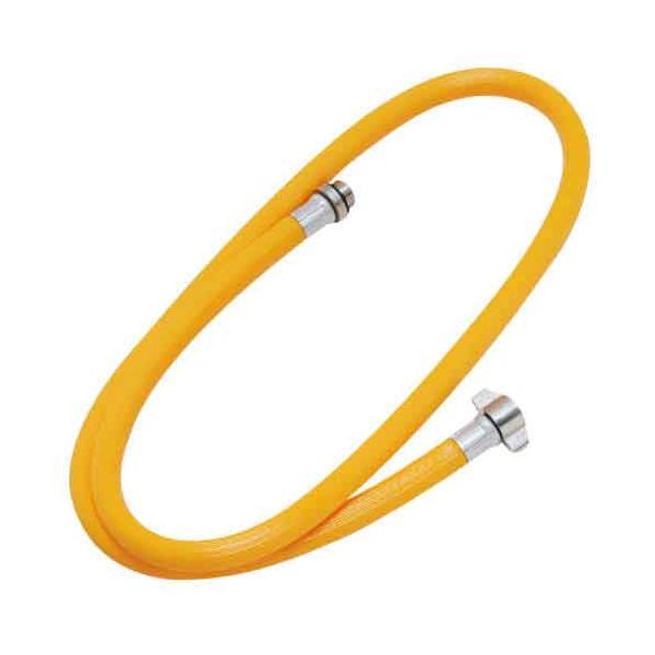 【用途】噴霧器パーツ。【機能・特徴】半自動噴霧器9L用の金具付ホースです。【仕様】●9L用。●ホース：1M。【注意事項ほか】ネジの合わない物には異径金具(別売)をご利用下さい。園芸機器 噴霧器 手動式噴霧器パーツ　