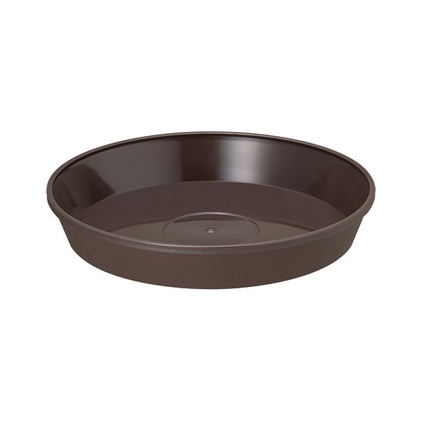 【商品説明】【用途】鉢皿。【機能・特徴】フレグラーポット24型用の受け皿です。【仕様】●サイズ：径210×高さ31mm。●色：ダークブラウン。●24型用。【材質】●ポリプロピレン。園芸用品 家庭園芸 プランター