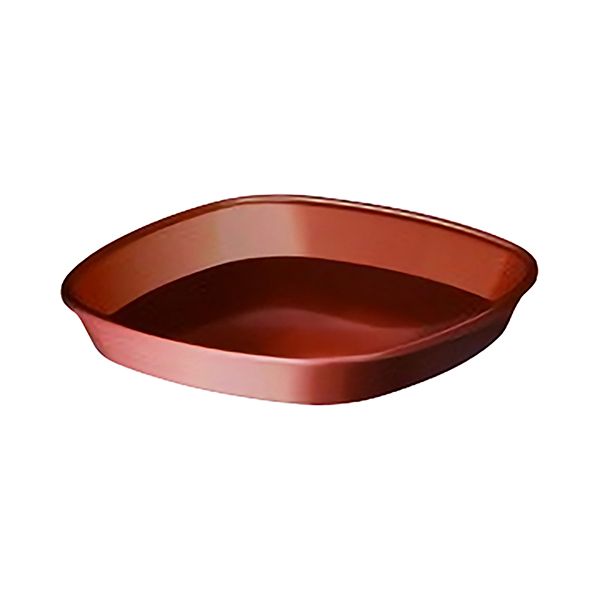 【商品説明】【用途】鉢皿。【機能・特徴】フレグラースクエアポット24型ブラウン色用の受皿です。【仕様】●サイズ：217×217×高さ30mm。●色：ブラウン。●24型用。【材質】●ポリプロピレン。園芸用品 家庭園芸 プランター