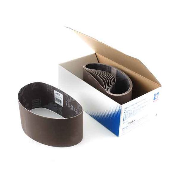 【商品説明】【用途】ベルトサンダー76×457用ペーパー。【機能・特徴】優れた研削力と耐久性があります。【仕様】●サイズ：76×457mm。●粒度：400。●1箱10本入【材質】●合成繊維。●熱硬化性樹脂。●アルミナ砥材。先端工具 電動アクセサリ サンダーペーパー