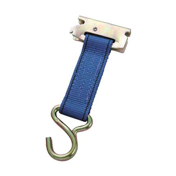 【商品説明】【用途】トラックレールとロープや荷締機との接続。【仕様】●フック形状：ゼットフック。●35mm用。【材質】●鋼。●ポリエステル。作業工具 荷締機 スリング 補助具