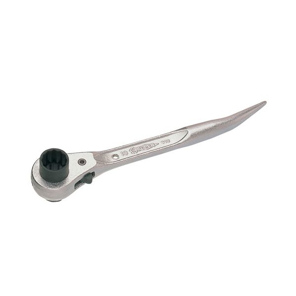 Wrenches - 4967521073271 スーパー 両口ラチェットショートタイプ SRB1719 スーパーツール ラチェットレンチ 曲りシノ付両口ラチェットショート