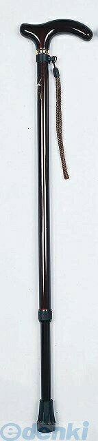 4562158631001 蒔絵柄ステッキ 茶(鳳凰) 蒔絵柄伸縮ステッキ 日本製 アルミ ブラウン 豊通オールライフ