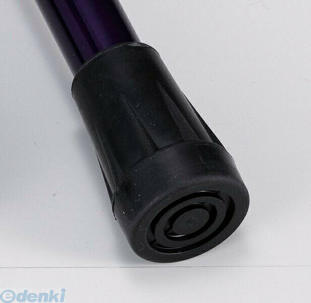 4938765077233 先ゴム74 テイコブ折タタミ伸縮ステッキ花柄用黒 杖用取替えゴム 幸和製作所 ブラック