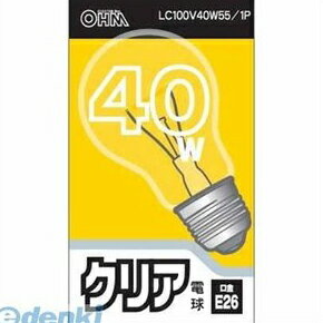 �������ŵ� LC100V40W55/1P ��Ǯ�ŵ��PS55/40W/���ꥢ/E26�� LC100V40W551P