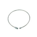 水本機械製作所メーカーお問い合わせ：079-246-2501水本機械製作所 B-353 ステンレス　ワイヤーキャッチ●D(mm):2●L(mm):100●A(mm):13●B(mm):7●全長(mm):320●使用荷重(kN):0.59●重量（質量）:12 g