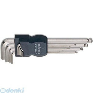 【受注生産品 納期-約2ヶ月】ハゼット HAZET 2105ALG/10H ボールポイント六角棒レンチセット 2105ALG/10H