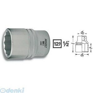 (LINEクーポン有)【納期-通常7日以内に発送 在庫切れ時-約2ヶ月 】ハゼット HAZET 900Z-18 ソケット1／2 900Z18