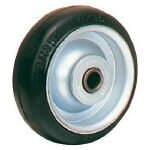 【即納在庫品】「直送」オーエッチ工業 OH35M-100 OH　プレスキャスター　車輪のみ　ゴム車　100mm OH3..