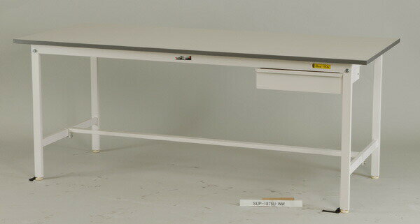 【個人宅配送不可】山金工業 SUP-960U-WW 直送 代引不可・他メーカー同梱不可 車上渡し ワークテーブル 作業台 150シリーズ キャビネット付 W900*D600*H740 SUP960UWW