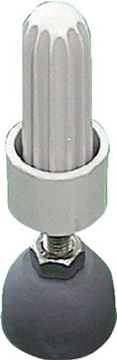 &nbsp; スペーシア &nbsp; 0748-72-8143 ●接着液で固定する●ストローク：40mm126．4　g●パイプ端部に取付ける大型アジャスターゴム足です。●AAS樹脂●ステンレス●ゴムパイプ端部に取付ける大型アジャスターゴム足