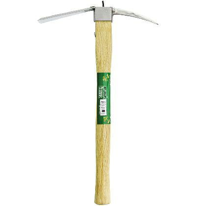 【商品説明】●家庭菜園に最適！軽量でコンパクトな鍬。●草のかき集めや、土の掘りおこし、種まき時の筋つけ作業に。●頭部がステンレス製で錆びにくくお手入れ簡単！鍬　くわ　クワ　ホー　畑　菜園