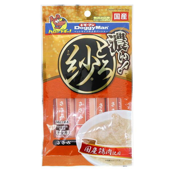ドギーマン 4976555823608 とろ紗 ささみ 14g×4本