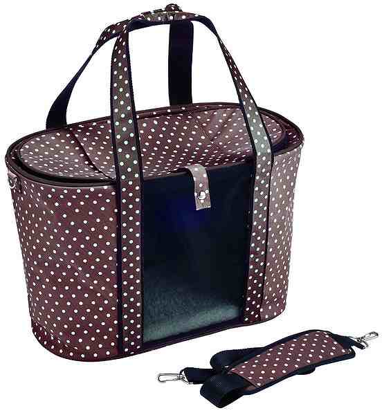 (LINEクーポン有)マルカン CT-359 キティソフトキャリー ブラウン CT359