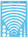 ドラパス 三幸製図 ドラパステンプレート P-1 コンビ定規 ブルー No.31-613