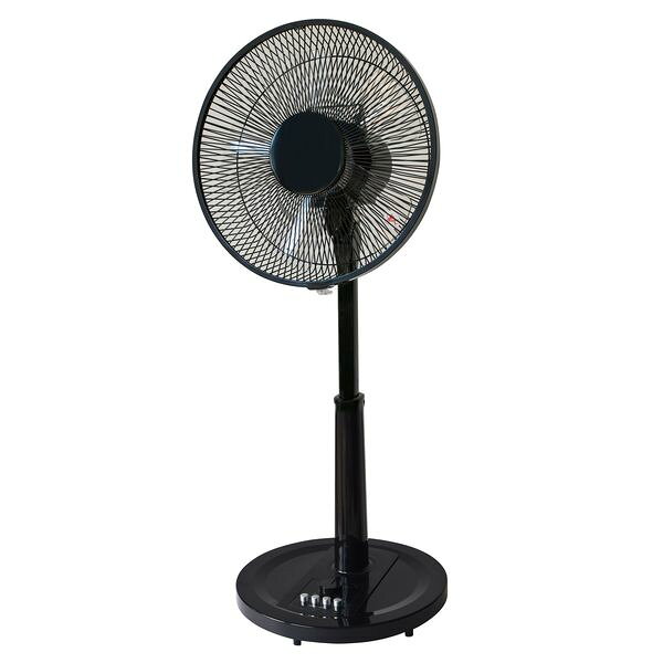 【商品説明】【特徴】●30cm5枚羽根のリビング扇風機●押ボタンで風量を調節するメカ式の扇風機●シンプル設計【仕様】●消費電力:37W/39W(50Hz/60Hz)●押ボタン風量 3段階切替●首振り●2時間切りタイマー●フラットガード●本体寸法(約):W344×D344×H690?870mm●本体重量(約):2.9kg●色:ブラック（ボタンメッキ）●羽根:AS樹脂（透明）