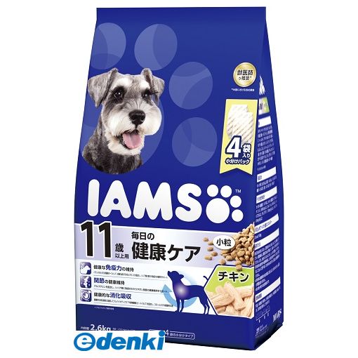 IMAX - (LINEクーポン有)マースジャパンリミテッド ID241 アイムス11歳以上用毎日の健康ケアチキン小粒2．6kg IAMS ドッグフード ドライ イヌ ドライフード シニア ペット