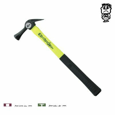 (LINEクーポン有)【個数：1個】須佐製作所 B-4 目だち屋仮枠ハンマー【グラス柄】 止無小 イエロー B4