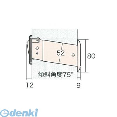(LINEクーポン有)水上金属 NO18MAIL-SIN-BR No18メイルシュート 真壁用 色：ブラウン NO18MAILSINBR