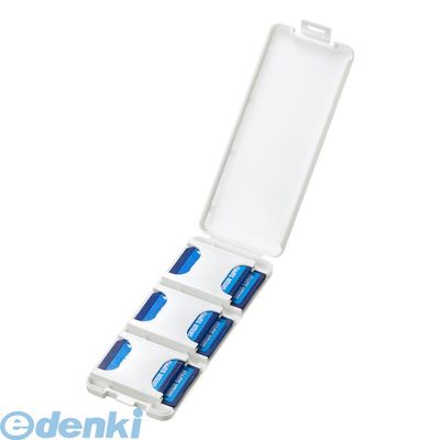 (LINEクーポン有)サンワサプライ FC-MMC23SDW SDカードケース【6枚収納・ホワイト】 FCMMC23SDW SUPPLY SANWA