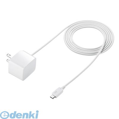 (LINEクーポン有)サンワサプライ ACA-IP45W microUSBケーブル一体型AC充電器【2．1A・ホワイト】 ACAIP45W USB用電源アダプタ USBアダプタ ACアダプタ AC電源(2.0)