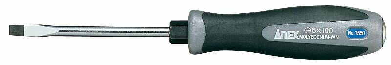 Driver - アネックス ANEX 1550-6-100 スーパーフィット貫通ドライバー　−6x100 15506100