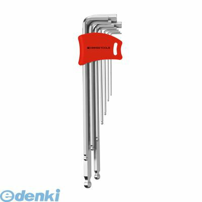 PBスイス 212LDH-10 ボール付ロング六角棒レンチセット 1．5、2、2．5、3、4、5、6、8、10 212LDH10