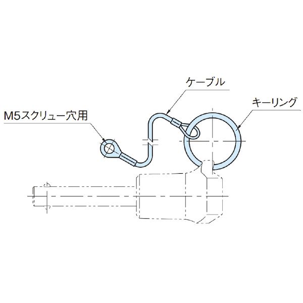 (LINEクーポン有)イマオコーポレーション IMAO BLP200C ボールロックピン 用ケーブ...
