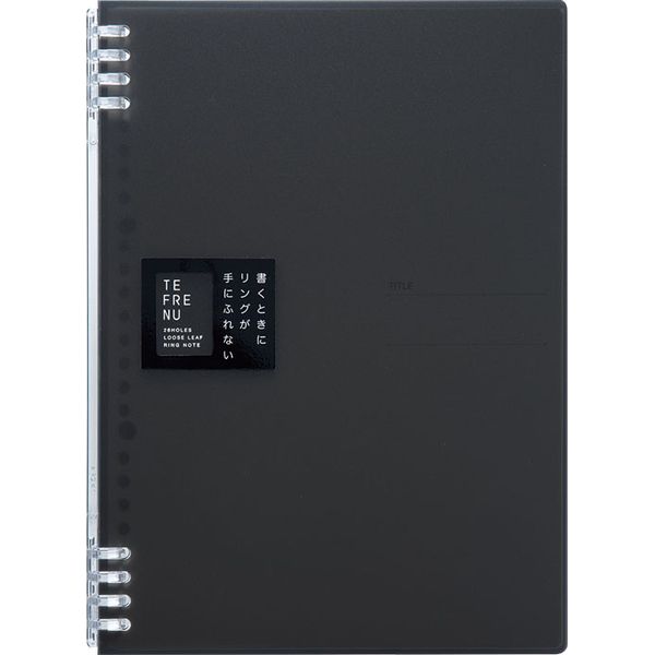 NOTE - キングジム KIMG JIM 9855TTEクロ リングノ−ト テフレ−ヌ B5 黒