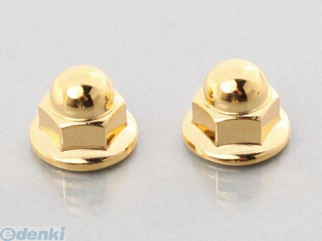 (LINEクーポン有)キタコ KITACO 0901-001-040021 Fツキフクロナット／セレートナシ 24K 8MM／2PC 0901001040021 フランジ付袋ナット K-CON セレート無(2.0)