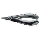 【即納在庫品】「直送」クニペックス KNIPEX 3422-130ESD ESD精密用プライヤー 半丸 135mm輸入 工具 3422130ESD