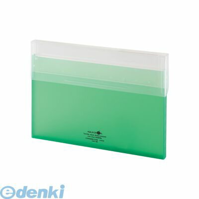 リヒトラブ LIHIT LAB. A-5035-6 AQUA DROPs　コングレスケース A4 6黄緑 4903419817541