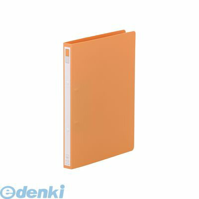 リヒトラブ LIHIT LAB. F-867-3 リングファイル＜ディンプル＞ A4・S型 2穴 3橙【1冊】 4903419134327