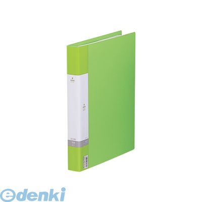 リヒトラブ LIHIT LAB. G8802-6 リクエスト　名刺帳＜ポケット交換タイプ＞ A4・S型 30穴 6黄緑 490341..