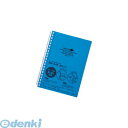 リヒトラブ LIHIT LAB. N-1669-8 AQUA DROPs ツイストリング・ノート B6・S型 21穴 8青【1冊】 4903419326036