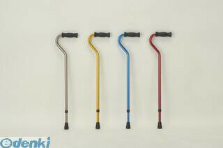 (LINEクーポン有)【個数：1個】クリスタル産業株式会社 KS-32R 直送 代引不可・他メーカー同梱不可 プッシュボタン型アルミケイン ブルー KS32R(4.0)