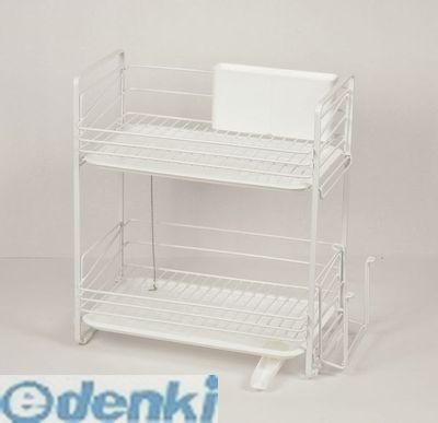 パール金属 HB-2488 シンプルストレージW スリム水切りラック2段 HB2488【キャンセル不可】