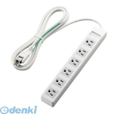 5 Holes + - ELECOM エレコム T-T1A-3625WH 3ピンプラグ対応タップ TT1A3625WH