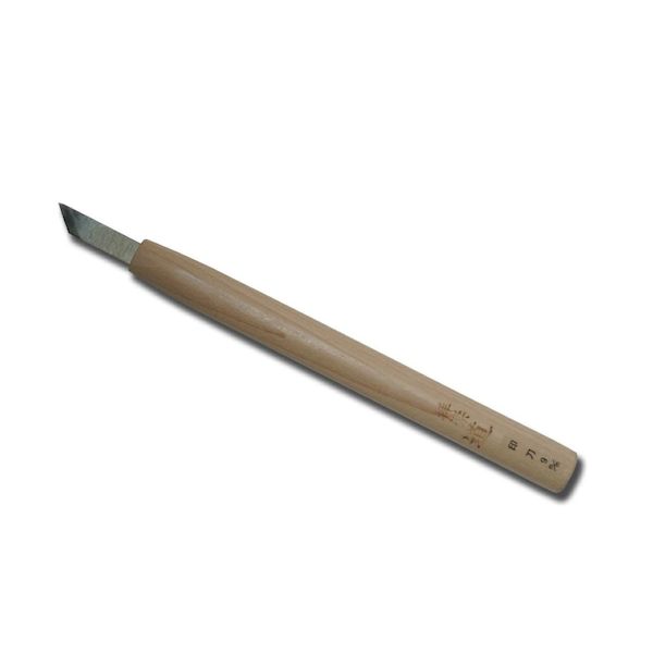 道刃物工業 20021200 ハイス彫刻刀 印刀 右 12mm