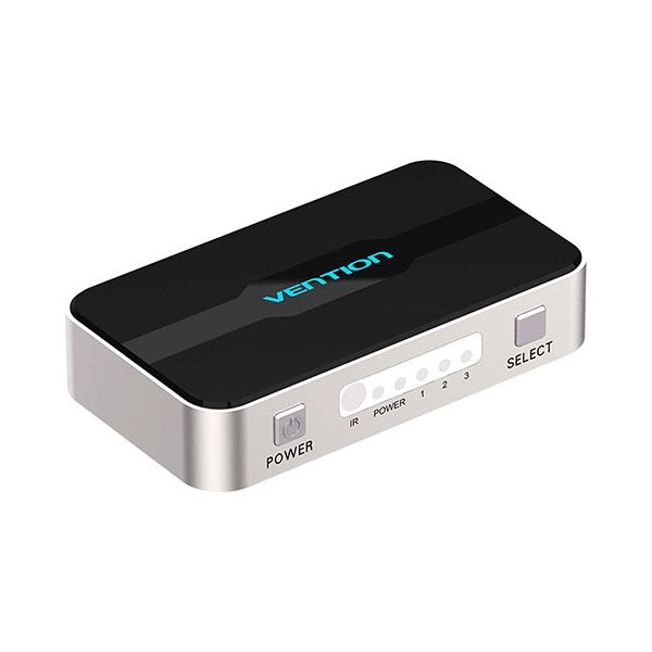 【個数：1個】AF-2403 直送 代引不可・他メーカー同梱不可 VENTION 3 In 1 Out HDMI Switcher Gray Metay Type AF2403