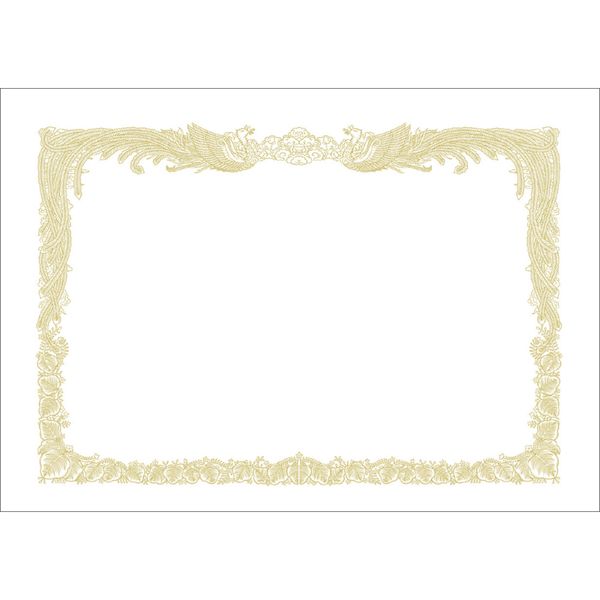 ササガワ タカ印 10-1380 厚口OA賞状用紙　白　A3判縦書用100 101380