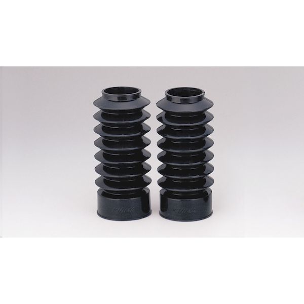 キジマ KIJIMA HD-03216 フロントフォークブーツ 49mmヨウ ブラック ショート 2ヶセット HD03216