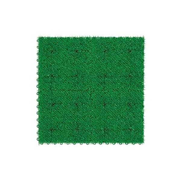 テラモト MR-001-388-1 ユニットターフα600x600mm 緑 MR0013881 環境美化用品ユニットターフ 人工芝