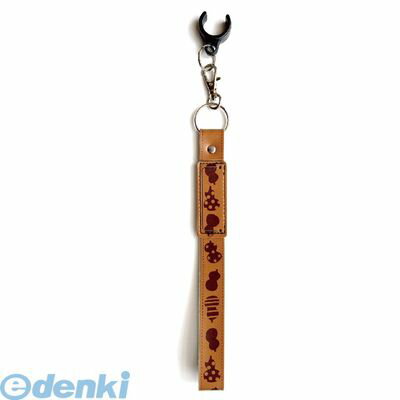 【個数：1個】蝶屋物産 Z-109 直送 代引不可・他メーカー同梱不可 ネームストラップ【ひょうたん・茶】..