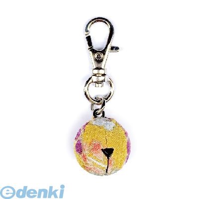 【個数：1個】蝶屋物産 Z-157 直送 代引不可・他メーカー同梱不可 ちりめん鈴チャーム【黄】 Z157